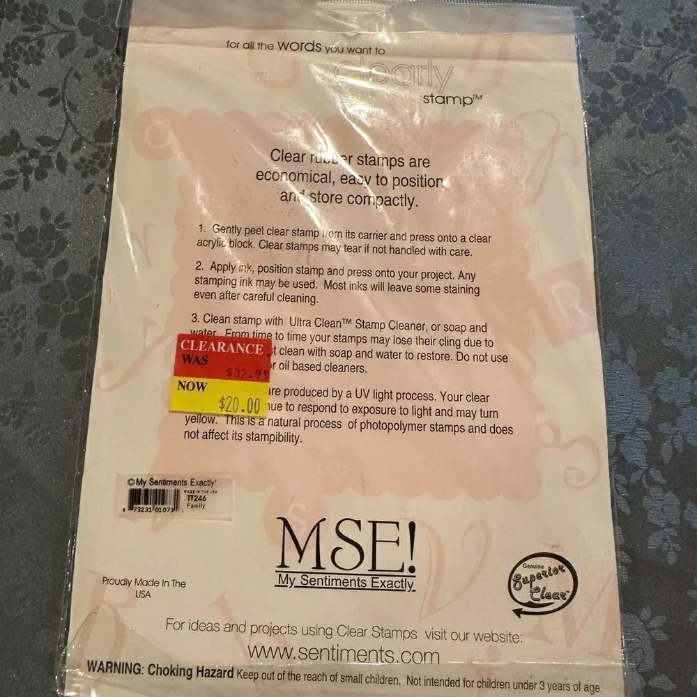 MSE clear reuseable